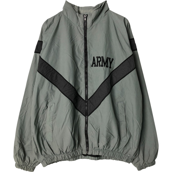00'S USARMY IPFU Training Jacket Nylon Jacket Made in USA LARGE Nylon gray type Vintage Second Hand