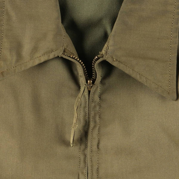 Vintage 1980'S Military Tanker Jacket, Men's XL unclear Khaki type Vintage Second Hand