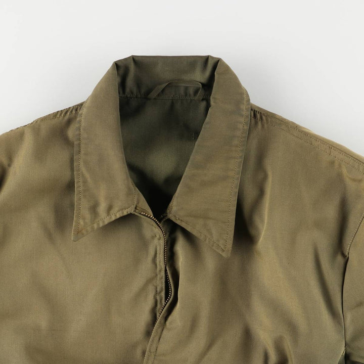 Vintage 1980'S Military Tanker Jacket, Men's XL unclear Khaki type Vintage Second Hand