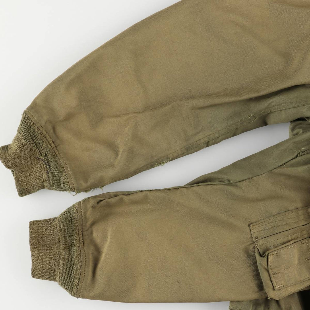 Vintage 1980'S Military Tanker Jacket, Men's XL unclear Khaki type Vintage Second Hand