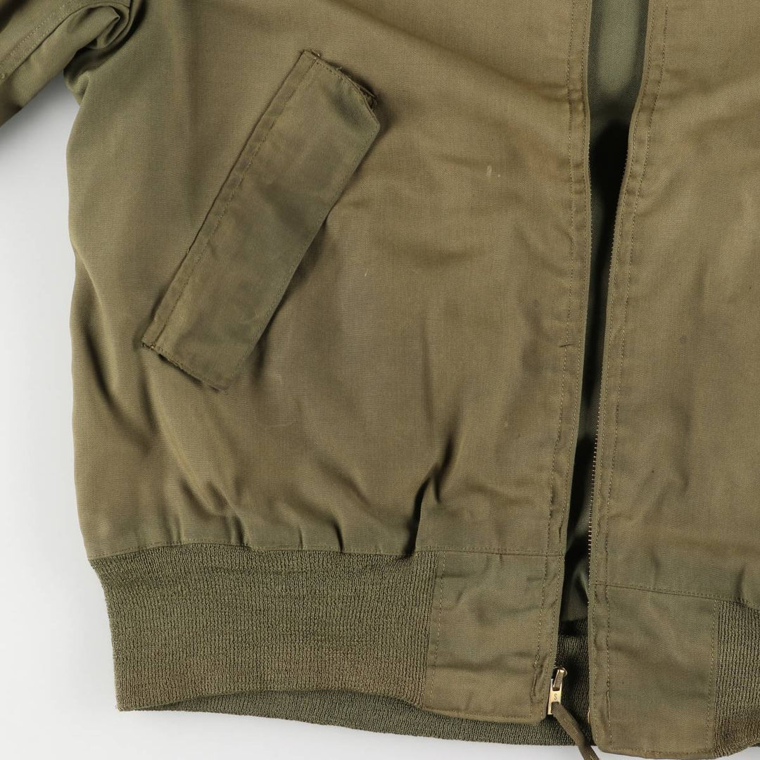 Vintage 1980'S Military Tanker Jacket, Men's XL unclear Khaki type Vintage Second Hand