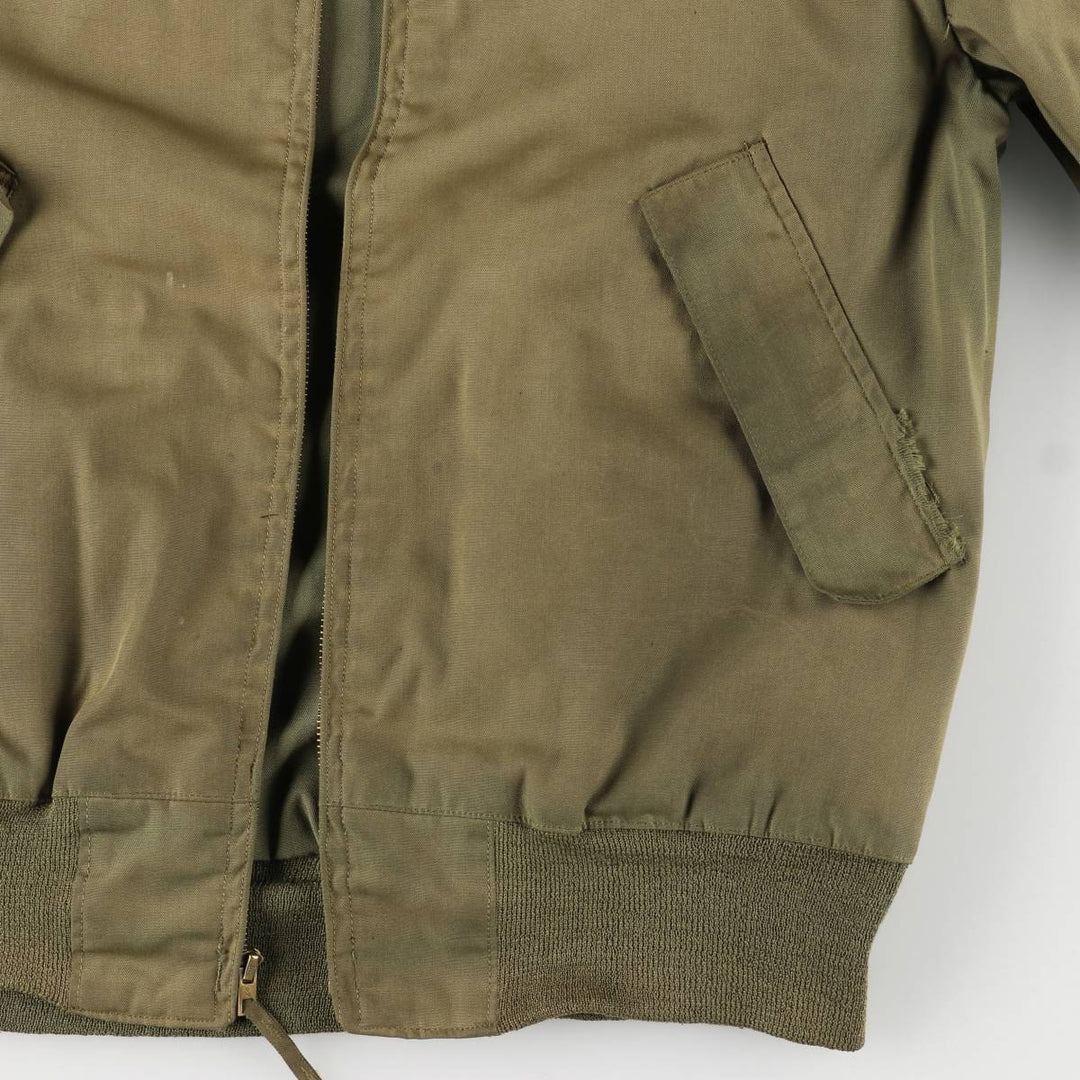 Vintage 1980'S Military Tanker Jacket, Men's XL unclear Khaki type Vintage Second Hand