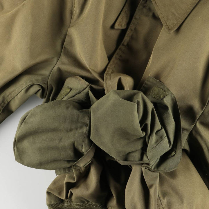 Vintage 1980'S Military Tanker Jacket, Men's XL unclear Khaki type Vintage Second Hand