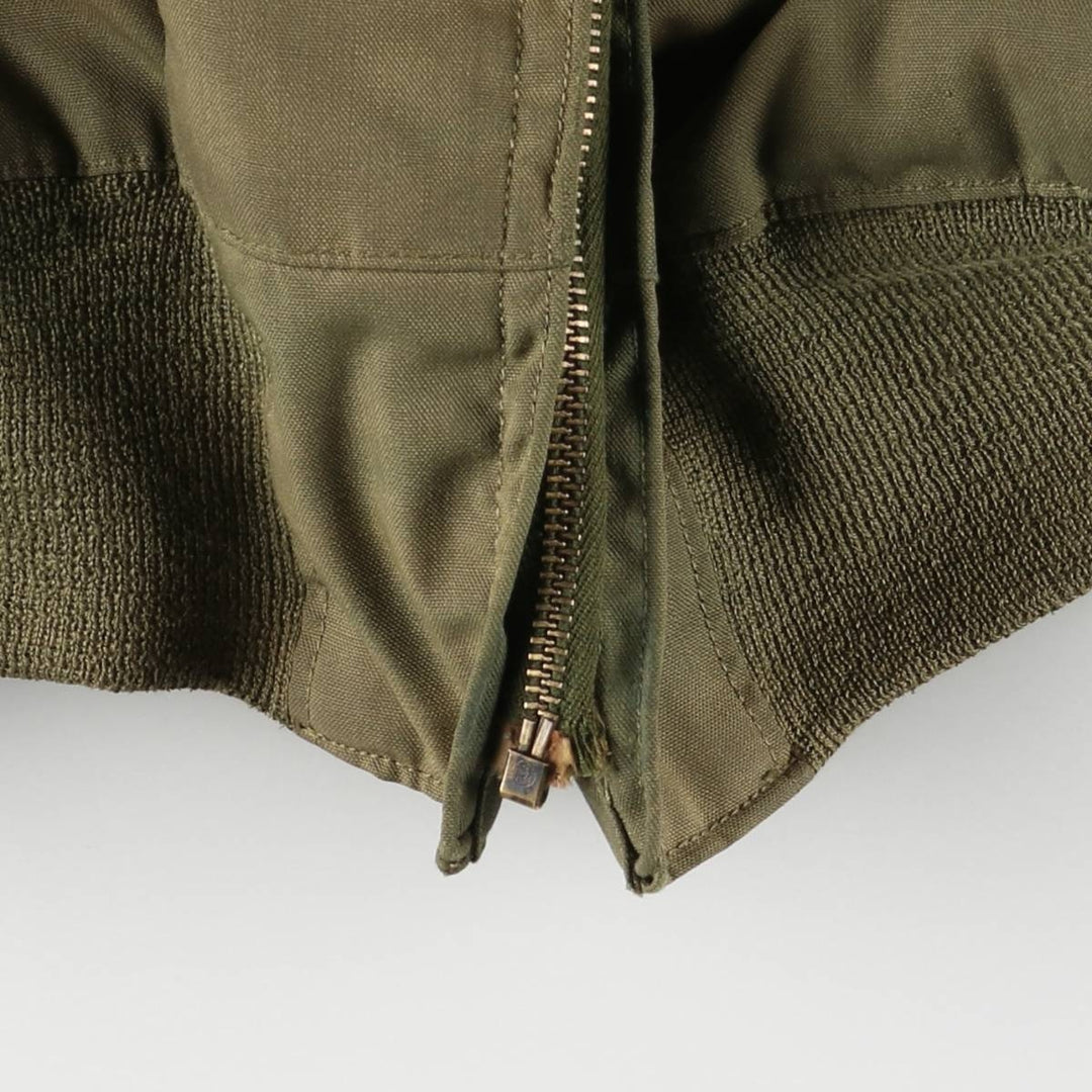 Vintage 1980'S Military Tanker Jacket, Men's XL unclear Khaki type Vintage Second Hand