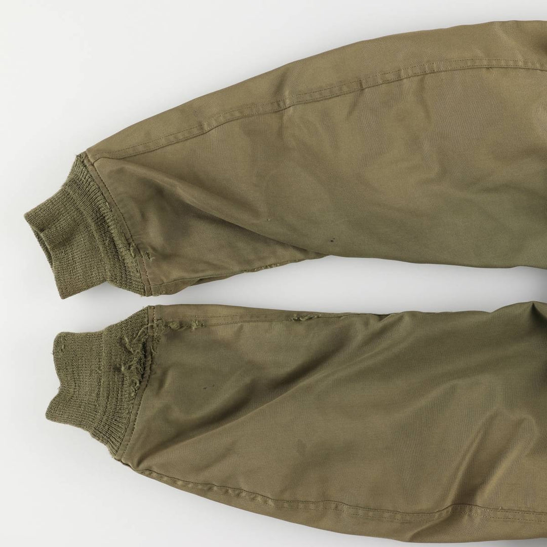 Vintage 1980'S Military Tanker Jacket, Men's XL unclear Khaki type Vintage Second Hand