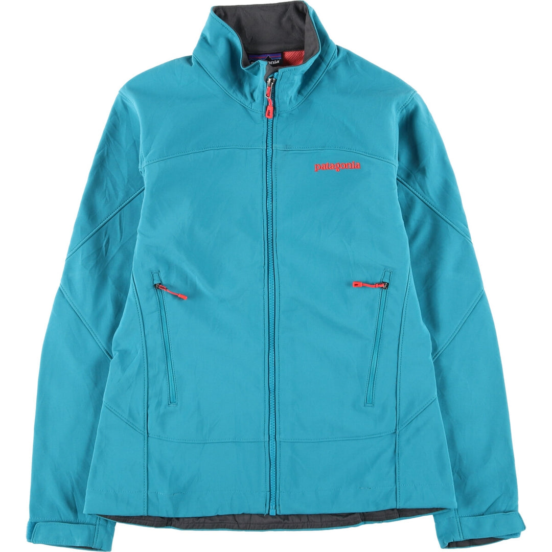 Patagonia 83395SP14 Softshell Jacket, Women's, Size S polyester turquoise blue Vintage Second Hand