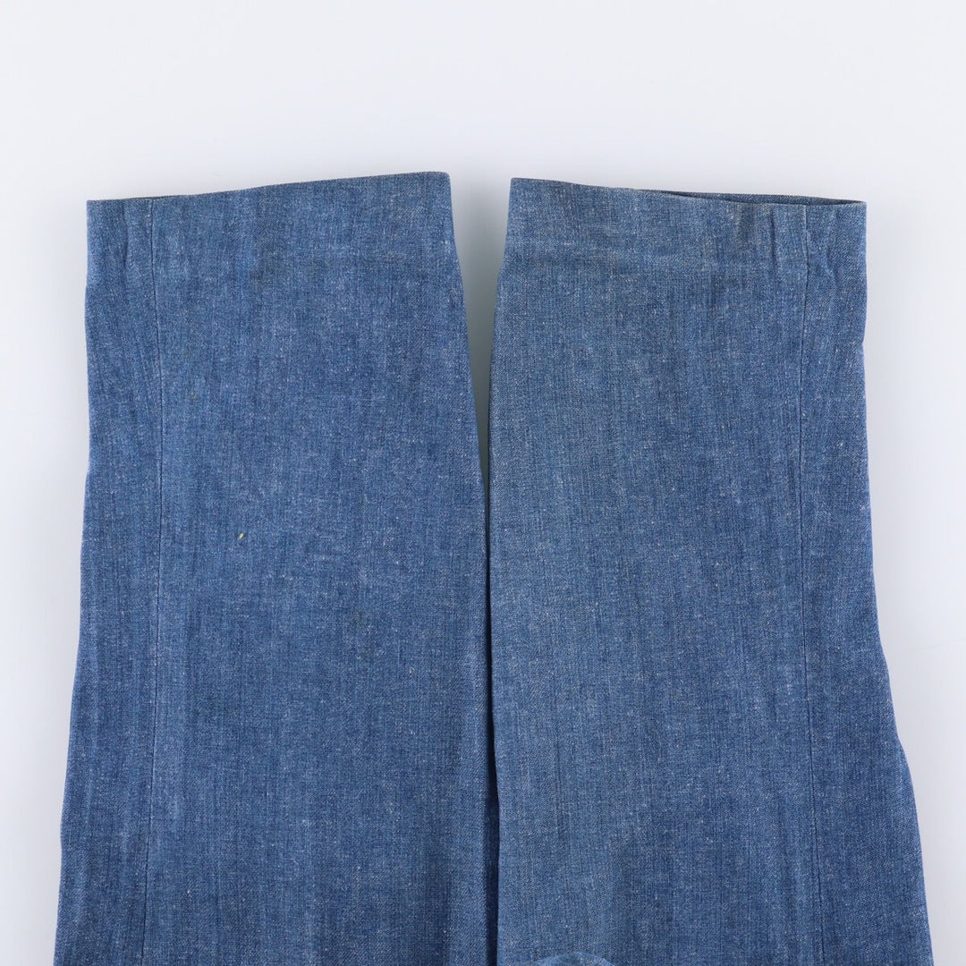 Vintage 1970'S Lee Lee SET denim tailored jacket, made in the USA, size L, women's. cotton blue type Vintage Second Hand