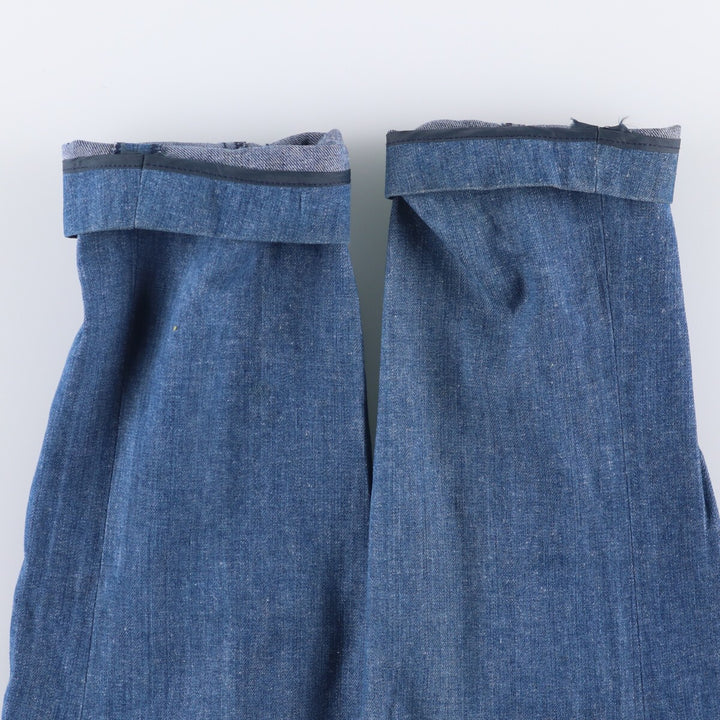 Vintage 1970'S Lee Lee SET denim tailored jacket, made in the USA, size L, women's. cotton blue type Vintage Second Hand