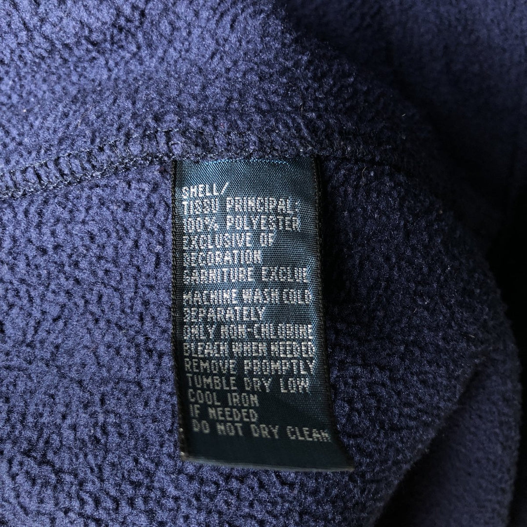 Ralph Lauren POLO by Ralph Lauren fleece vest, men's size L polyester navy blue type Vintage Second Hand