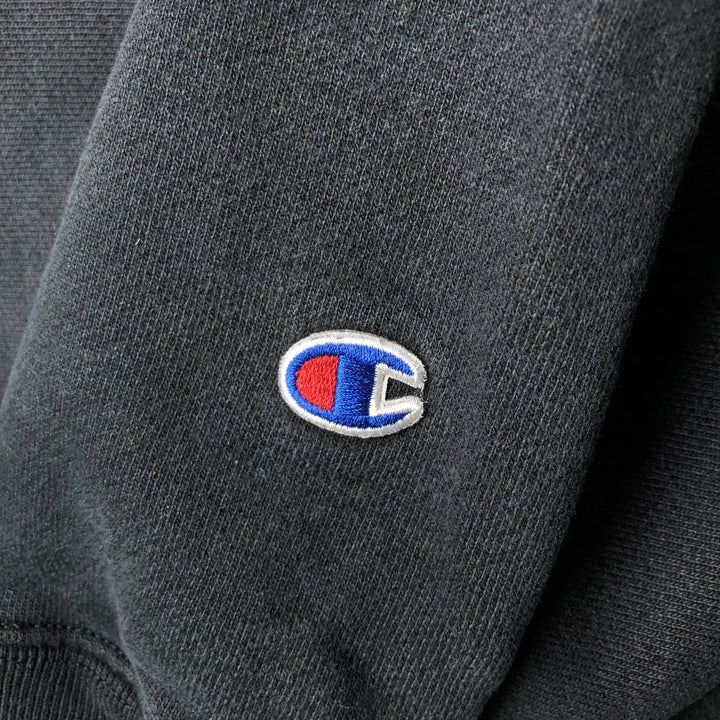 Champion Reverse Weave Sweat Pullover Hoodie, Men's Size M cotton black type Vintage Second Hand