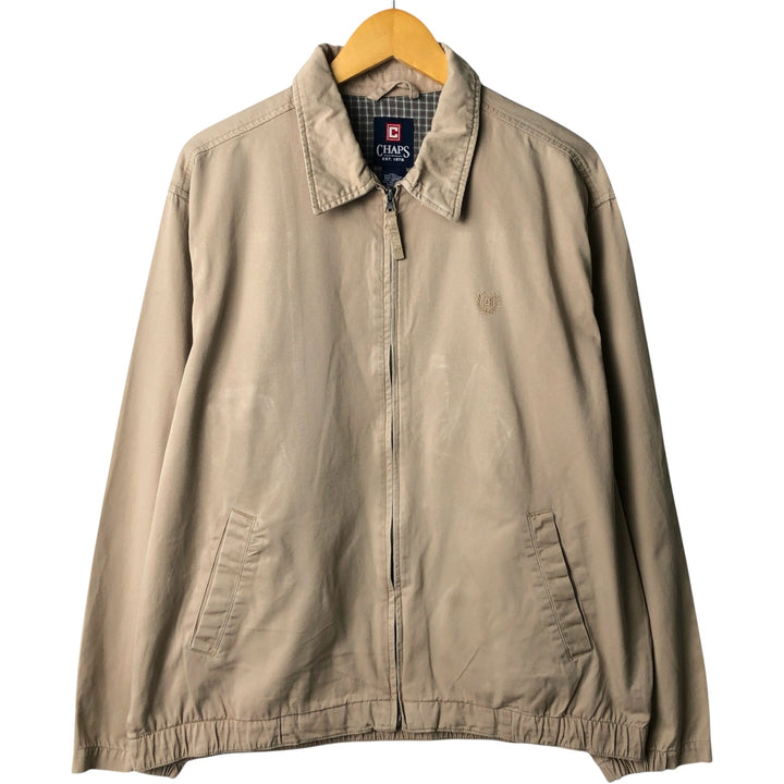 CHAPS Swing Top Sports Jacket, Men's Size M cotton Beige type Vintage Second Hand