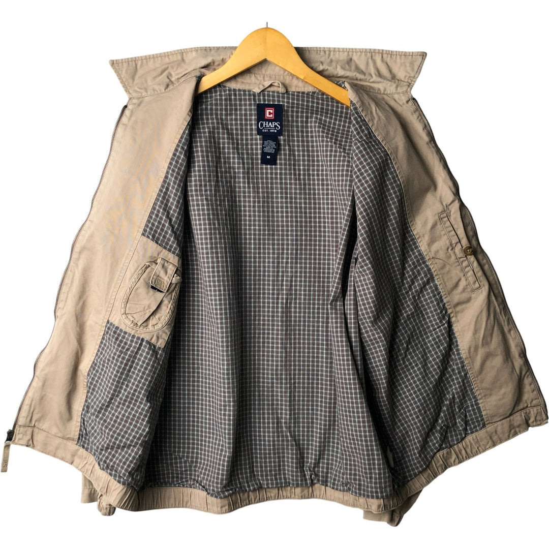 CHAPS Swing Top Sports Jacket, Men's Size M cotton Beige type Vintage Second Hand