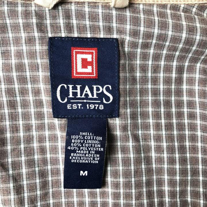 CHAPS Swing Top Sports Jacket, Men's Size M cotton Beige type Vintage Second Hand
