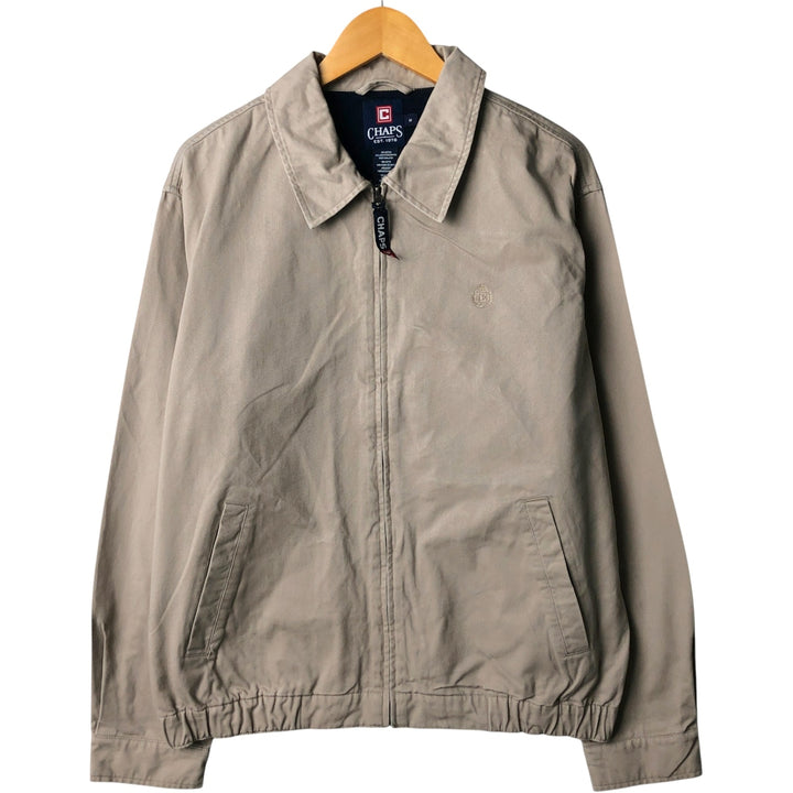 CHAPS Swing Top Sports Jacket, Men's Size M cotton Beige type Vintage Second Hand