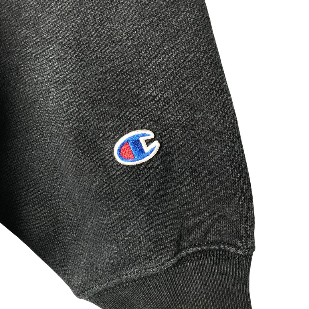 Champion REVERSE WEAVE Reverse Weave Sweat Pullover Hoodie Men's L size cotton black type Vintage Second Hand