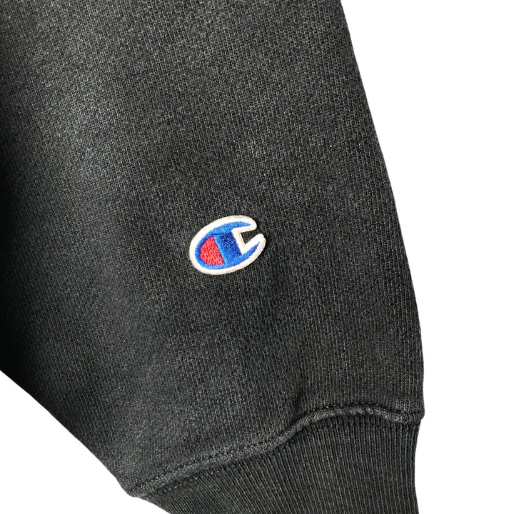 Champion REVERSE WEAVE Reverse Weave Sweat Pullover Hoodie Men's L size cotton black type Vintage Second Hand