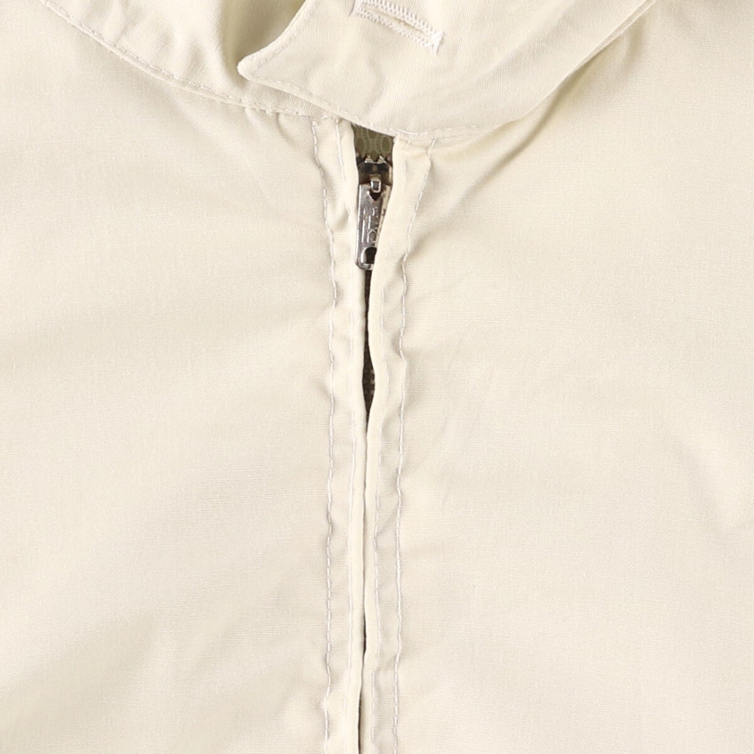 Puritan Flite Harrington Jacket, Swing Top, Men's Size Medium, Vintage Dacron Polyester ivory Vintage Second Hand