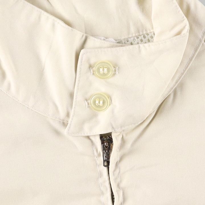 Puritan Flite Harrington Jacket, Swing Top, Men's Size Medium, Vintage Dacron Polyester ivory Vintage Second Hand