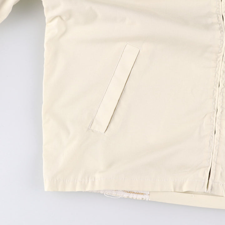 Puritan Flite Harrington Jacket, Swing Top, Men's Size Medium, Vintage Dacron Polyester ivory Vintage Second Hand