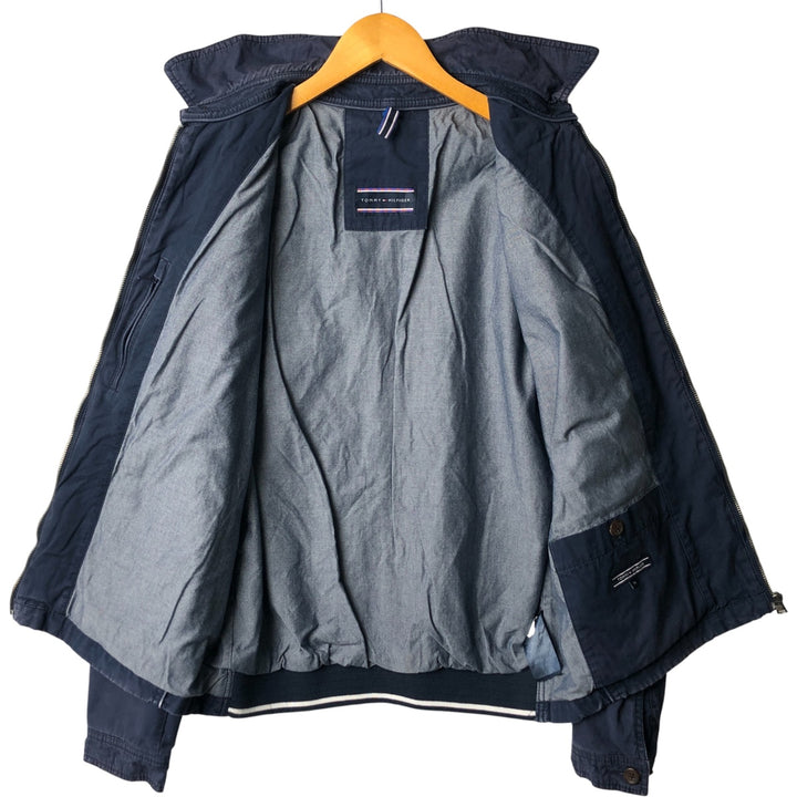Tommy Hilfiger Swing Top Sports Jacket, Men's Size M cotton navy blue type Vintage Second Hand
