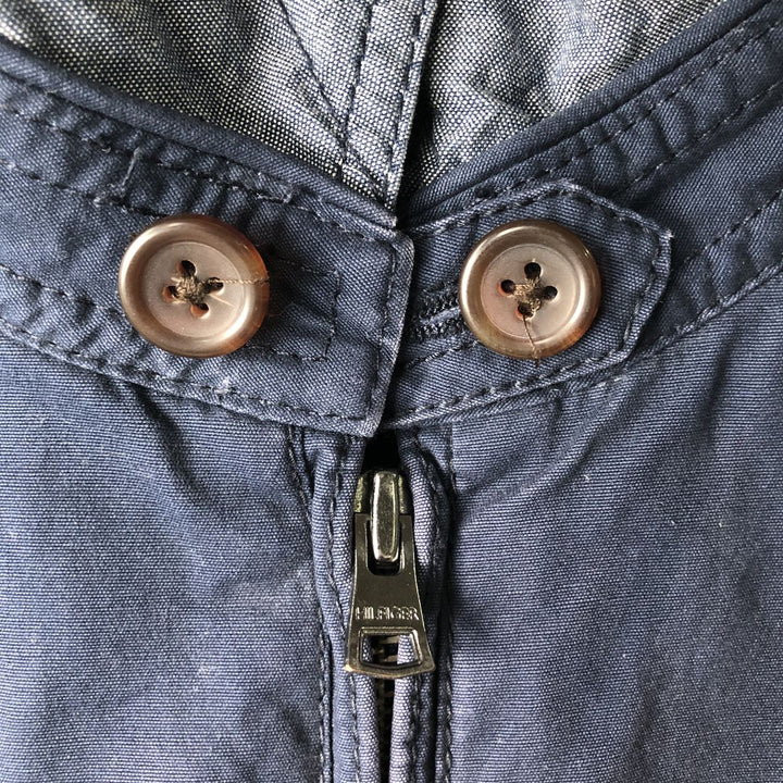 Tommy Hilfiger Swing Top Sports Jacket, Men's Size M cotton navy blue type Vintage Second Hand