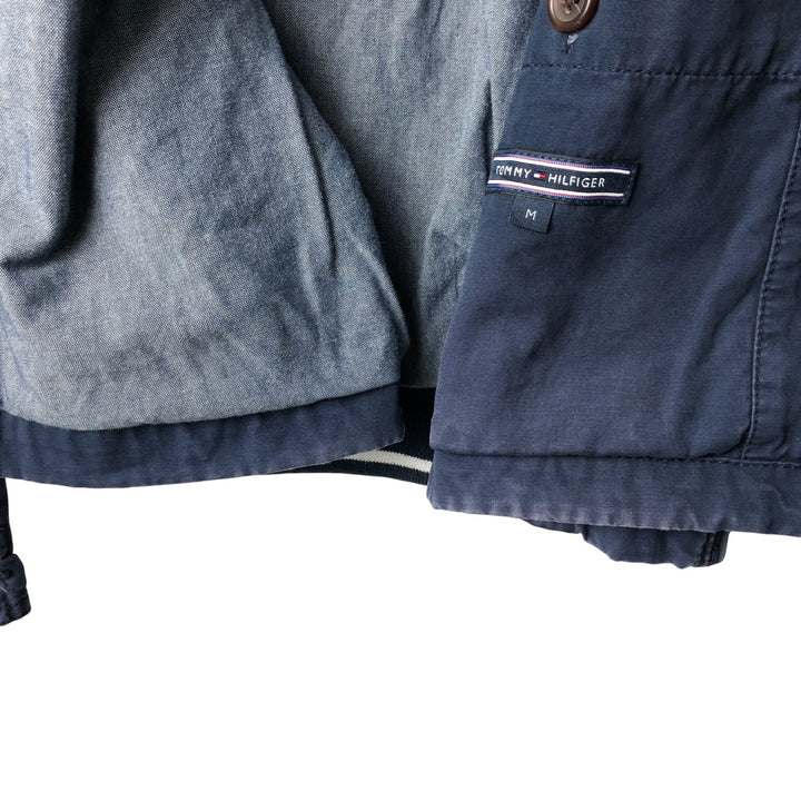 Tommy Hilfiger Swing Top Sports Jacket, Men's Size M cotton navy blue type Vintage Second Hand