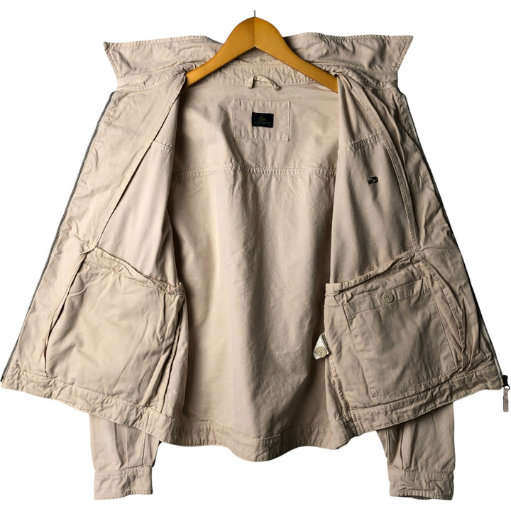 Lacoste Swing Top Sports Jacket, Men's XXL cotton Beige type Vintage Second Hand