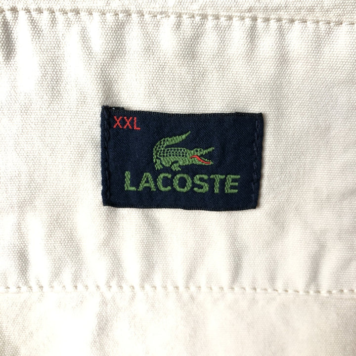 Lacoste Swing Top Sports Jacket, Men's XXL cotton Beige type Vintage Second Hand