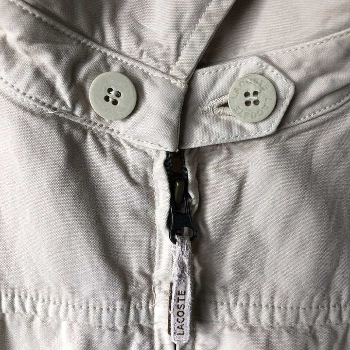 Lacoste Swing Top Sports Jacket, Men's XXL cotton Beige type Vintage Second Hand