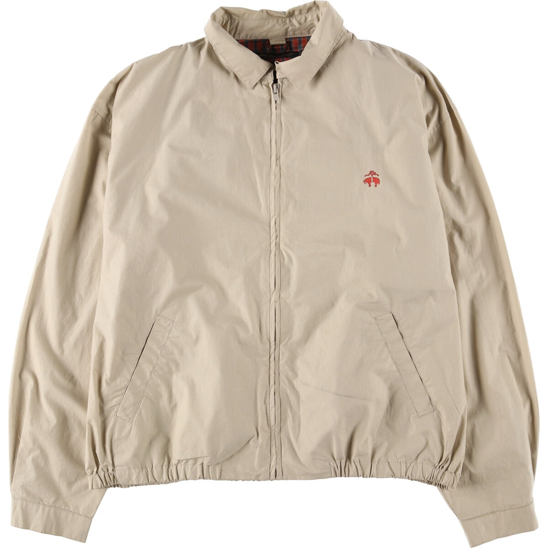 Vintage 80s-90'S Brooks Brothers Swing Top Sports Jacket, Men's Size XL cotton Beige type Vintage Second Hand