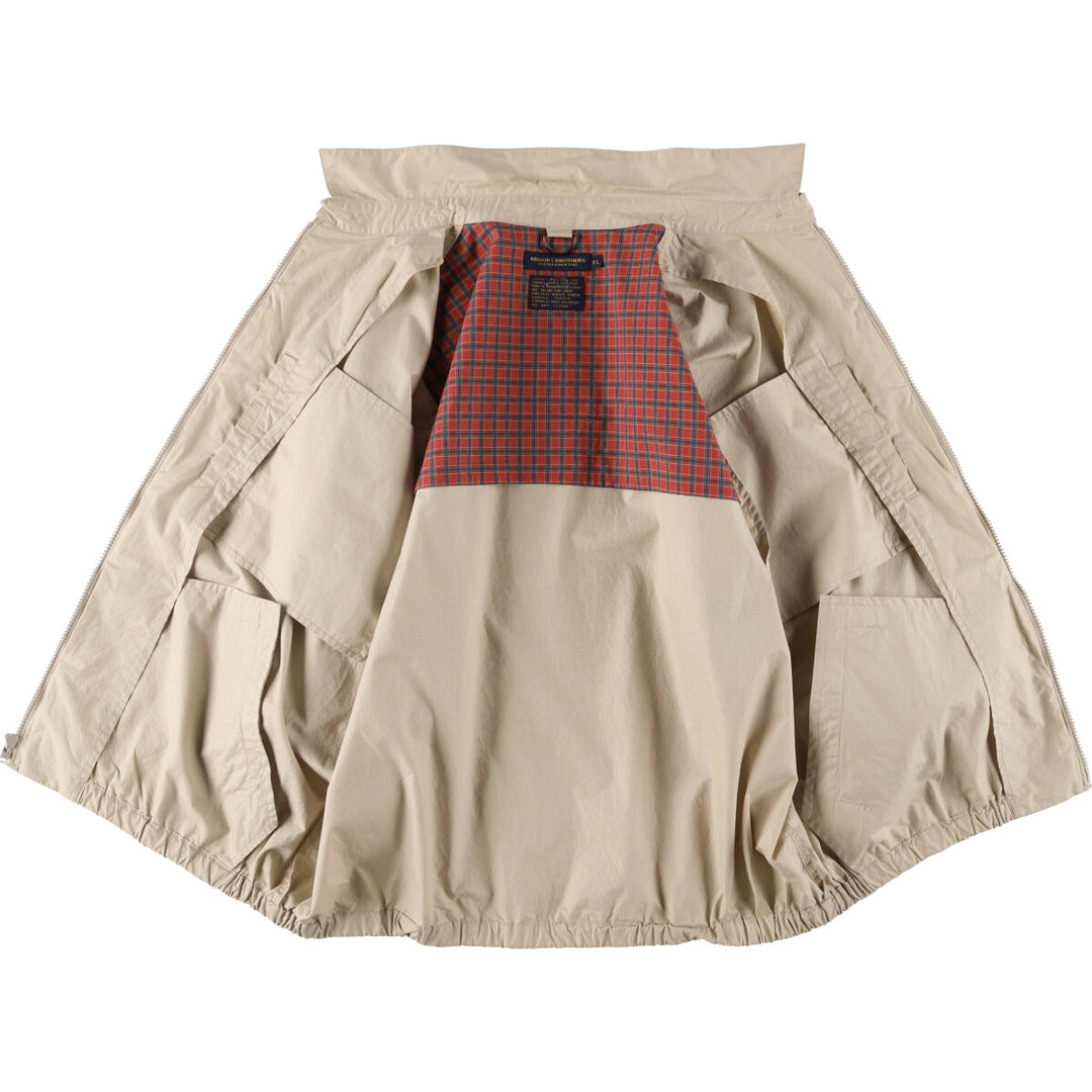 Vintage 80s-90'S Brooks Brothers Swing Top Sports Jacket, Men's Size XL cotton Beige type Vintage Second Hand