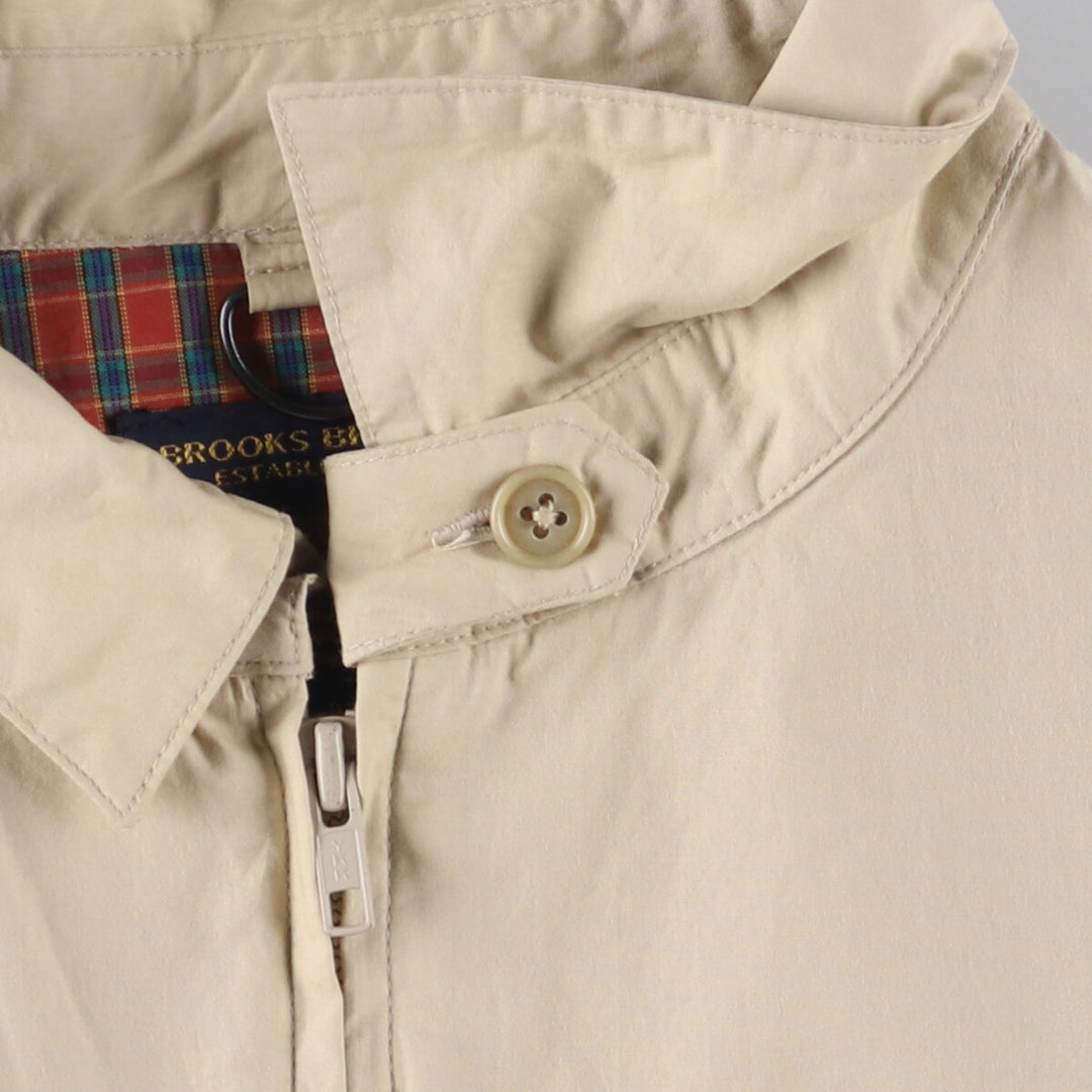 Vintage 80s-90'S Brooks Brothers Swing Top Sports Jacket, Men's Size XL cotton Beige type Vintage Second Hand