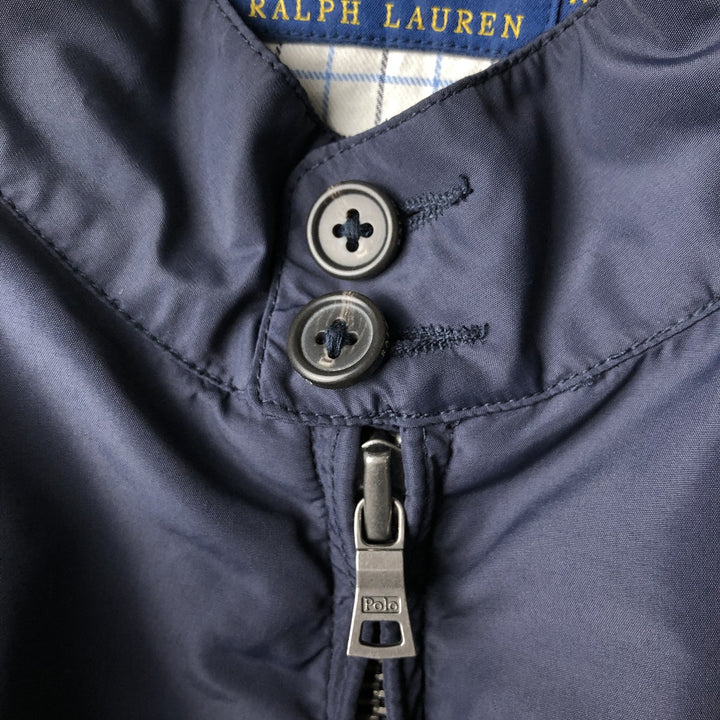 Ralph Lauren POLO RALPH LAUREN Harrington Jacket Swing Top Men's XXL polyester navy blue type Vintage Second Hand