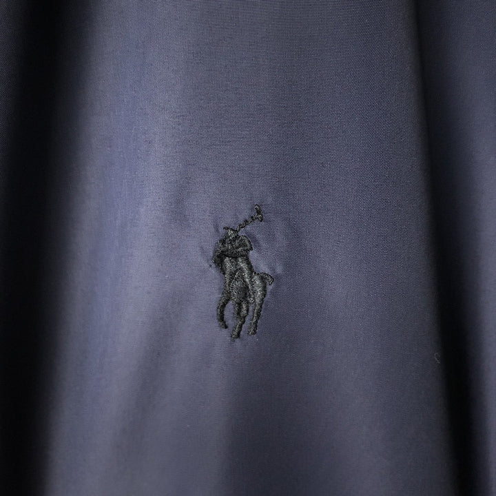 Ralph Lauren POLO RALPH LAUREN Harrington Jacket Swing Top Men's XXL polyester navy blue type Vintage Second Hand