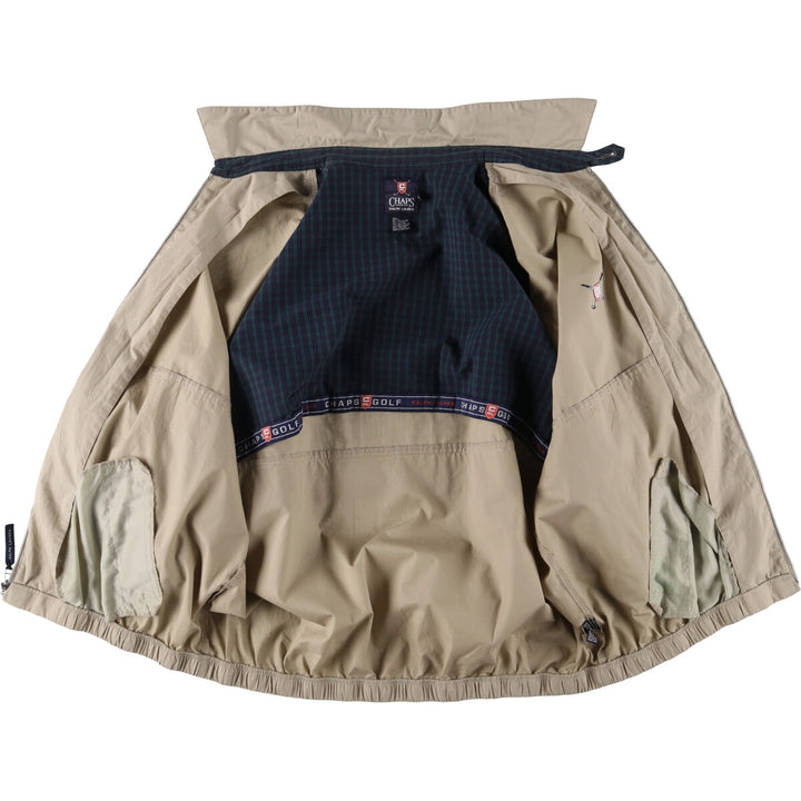 Ralph Lauren CHAPS swing top sports jacket, men's size XXL polyester Beige type Vintage Second Hand