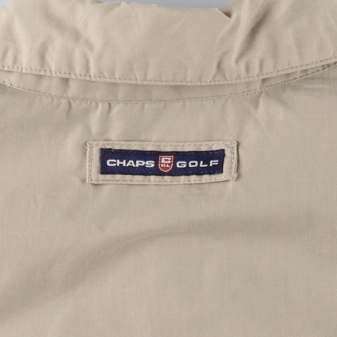 Ralph Lauren CHAPS swing top sports jacket, men's size XXL polyester Beige type Vintage Second Hand