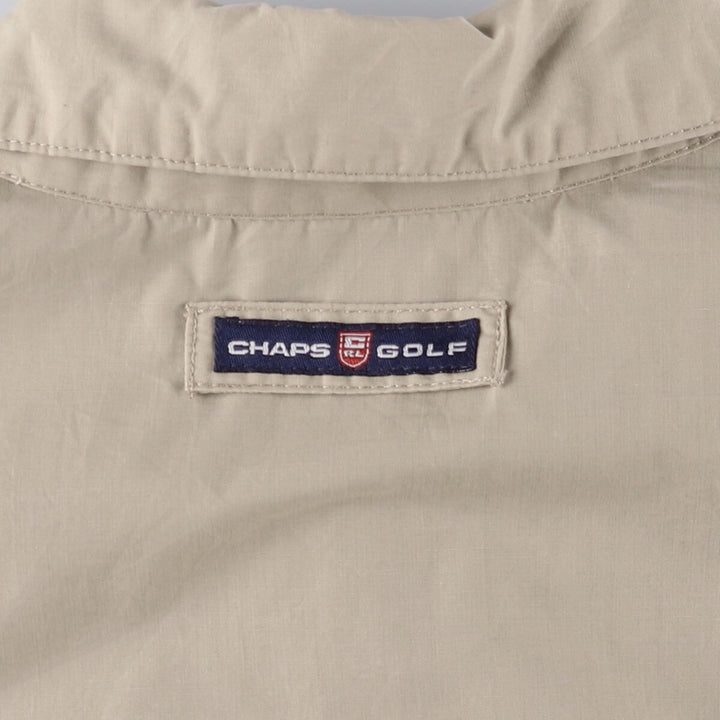 Ralph Lauren CHAPS swing top sports jacket, men's size XXL polyester Beige type Vintage Second Hand