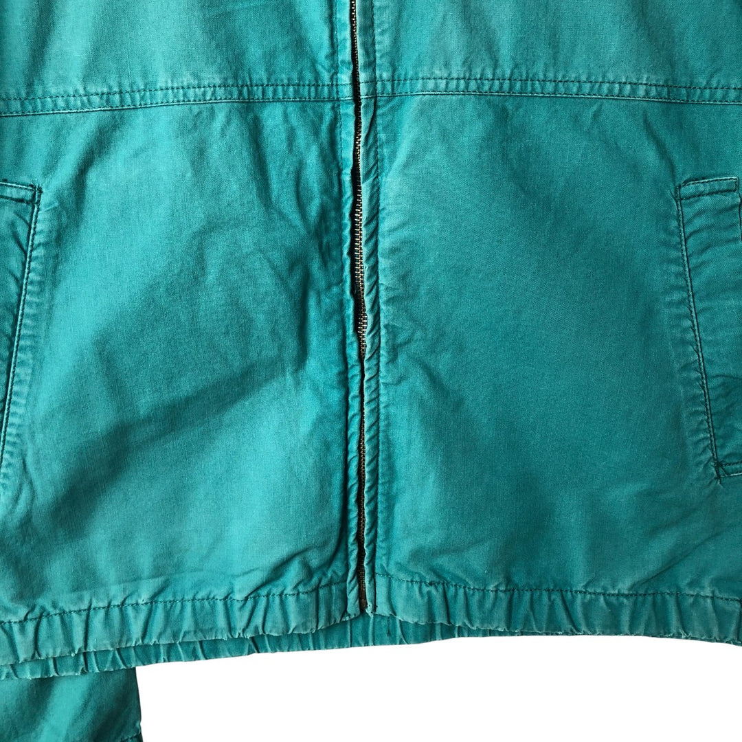 80'S Ralph Lauren CHAPS swing top sports jacket, men's size L, vintage cotton green type Vintage Second Hand