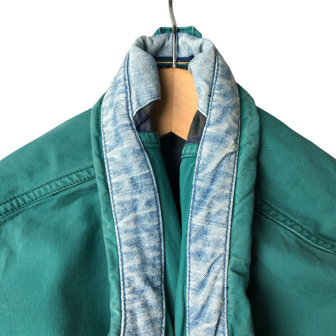 80'S Ralph Lauren CHAPS swing top sports jacket, men's size L, vintage cotton green type Vintage Second Hand