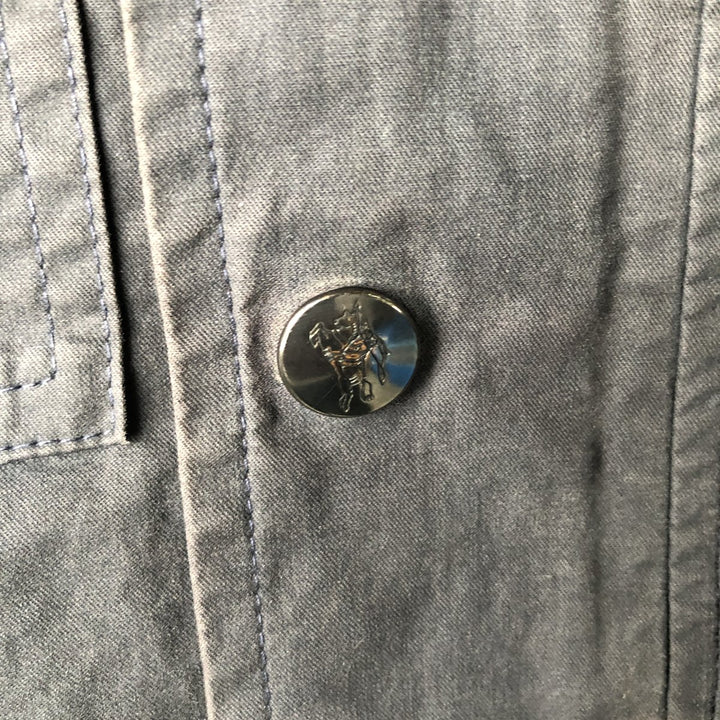 Burberry's padded cotton jacket, made in the UK, size L cotton navy blue type Vintage Second Hand