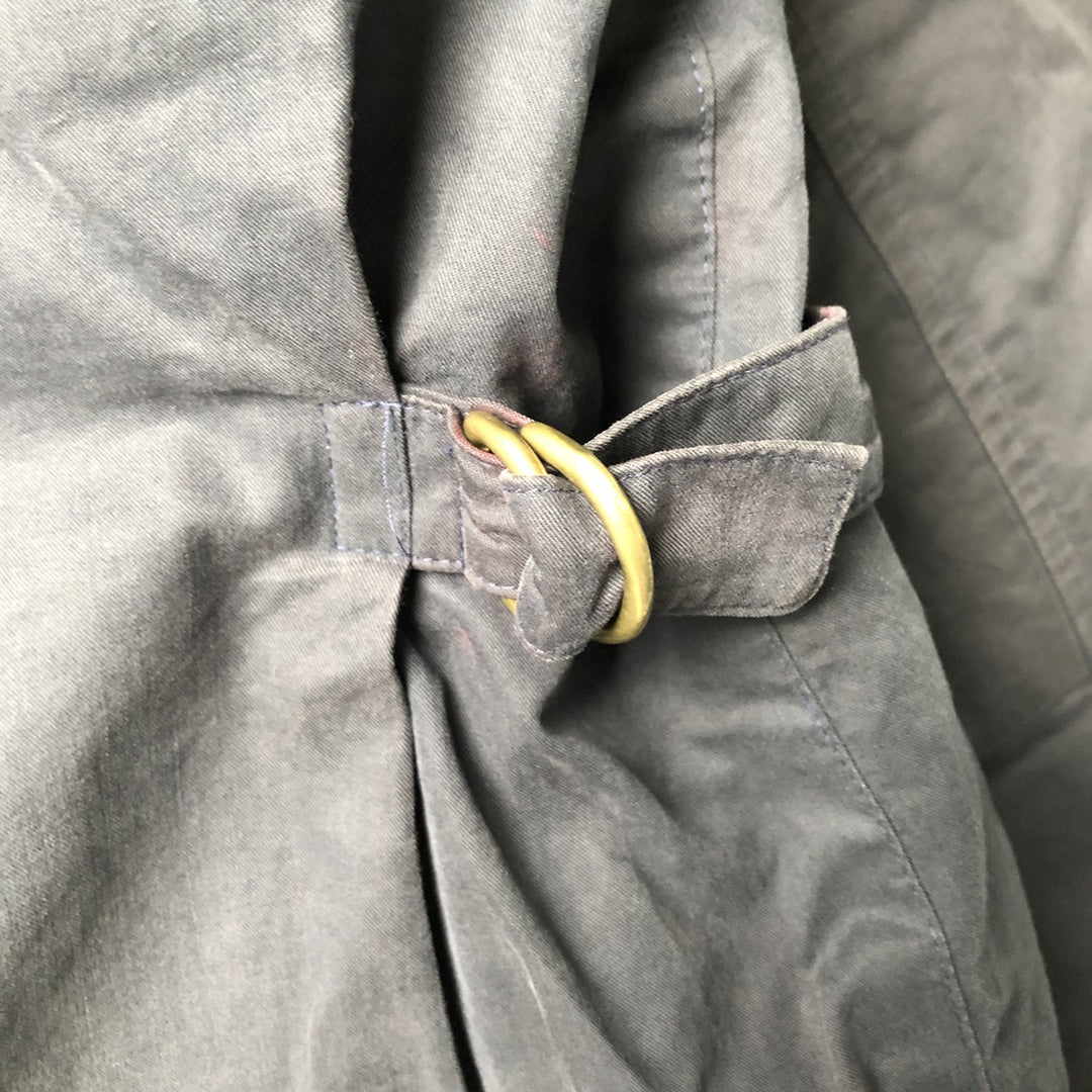 Burberry's padded cotton jacket, made in the UK, size L cotton navy blue type Vintage Second Hand