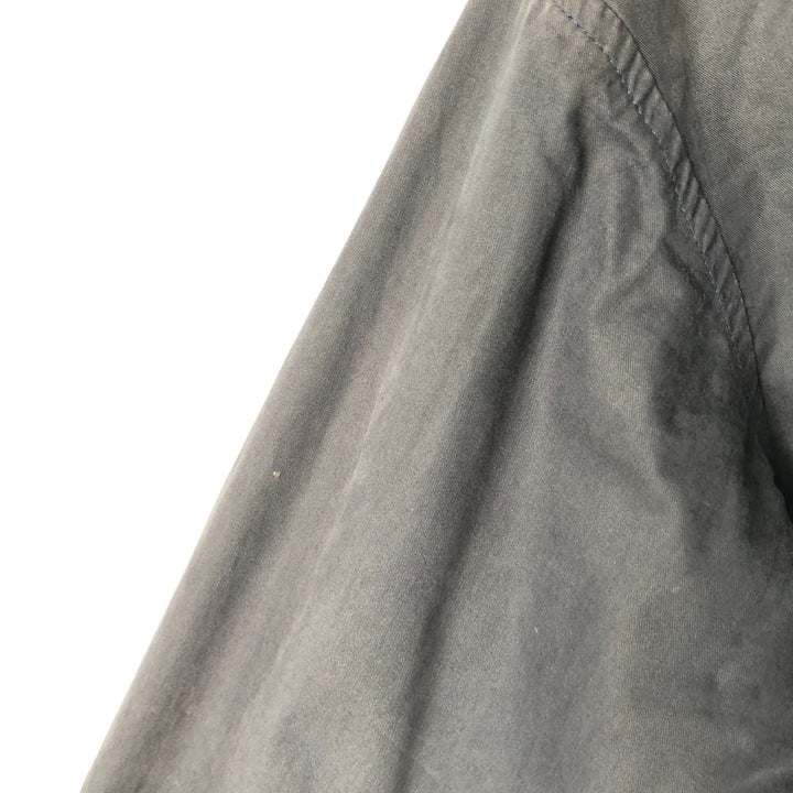 Burberry's padded cotton jacket, made in the UK, size L cotton navy blue type Vintage Second Hand