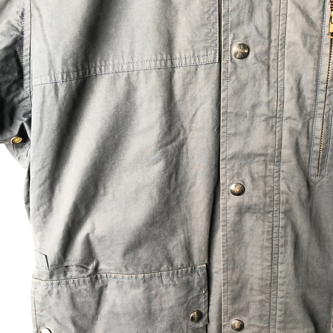 Burberry's padded cotton jacket, made in the UK, size L cotton navy blue type Vintage Second Hand