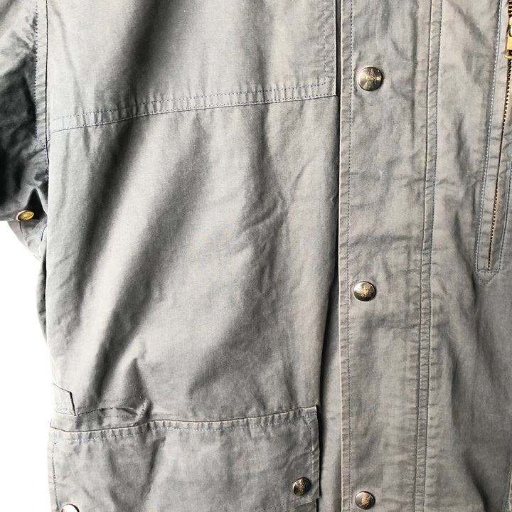 Burberry's padded cotton jacket, made in the UK, size L cotton navy blue type Vintage Second Hand