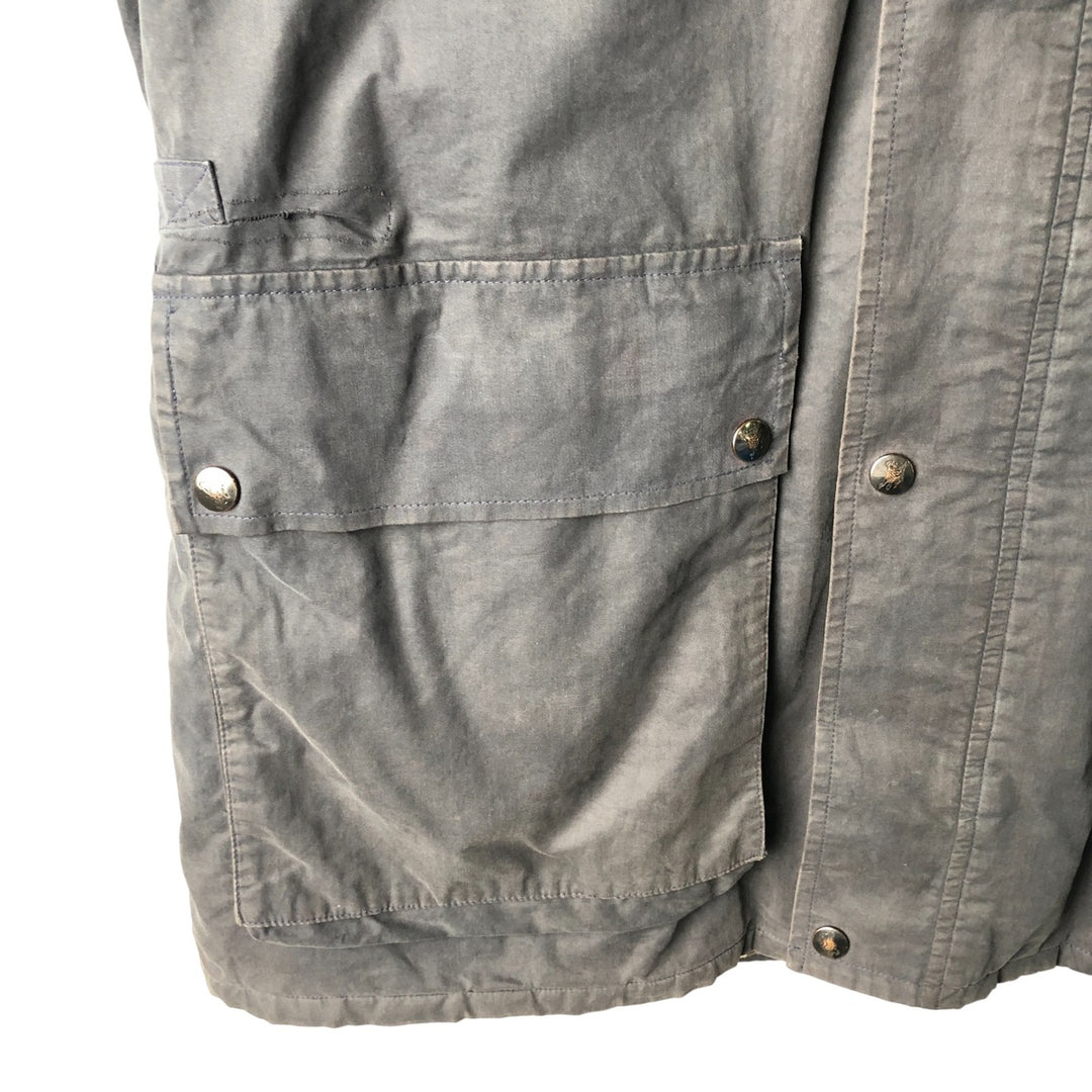 Burberry's padded cotton jacket, made in the UK, size L cotton navy blue type Vintage Second Hand