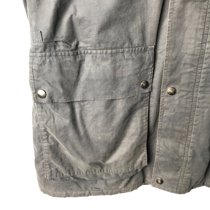 Burberry's padded cotton jacket, made in the UK, size L cotton navy blue type Vintage Second Hand