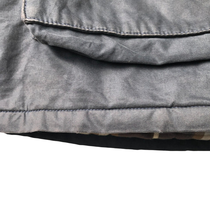 Burberry's padded cotton jacket, made in the UK, size L cotton navy blue type Vintage Second Hand