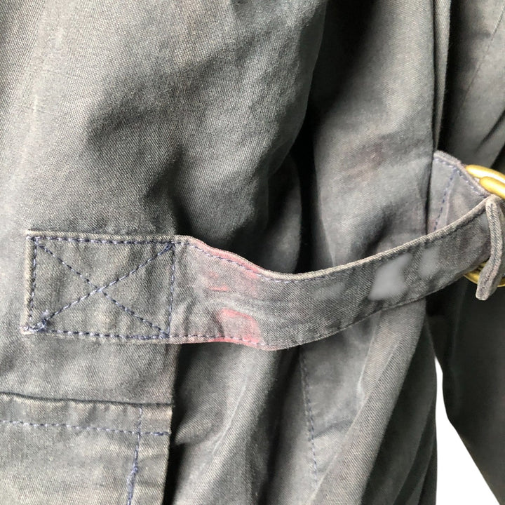 Burberry's padded cotton jacket, made in the UK, size L cotton navy blue type Vintage Second Hand