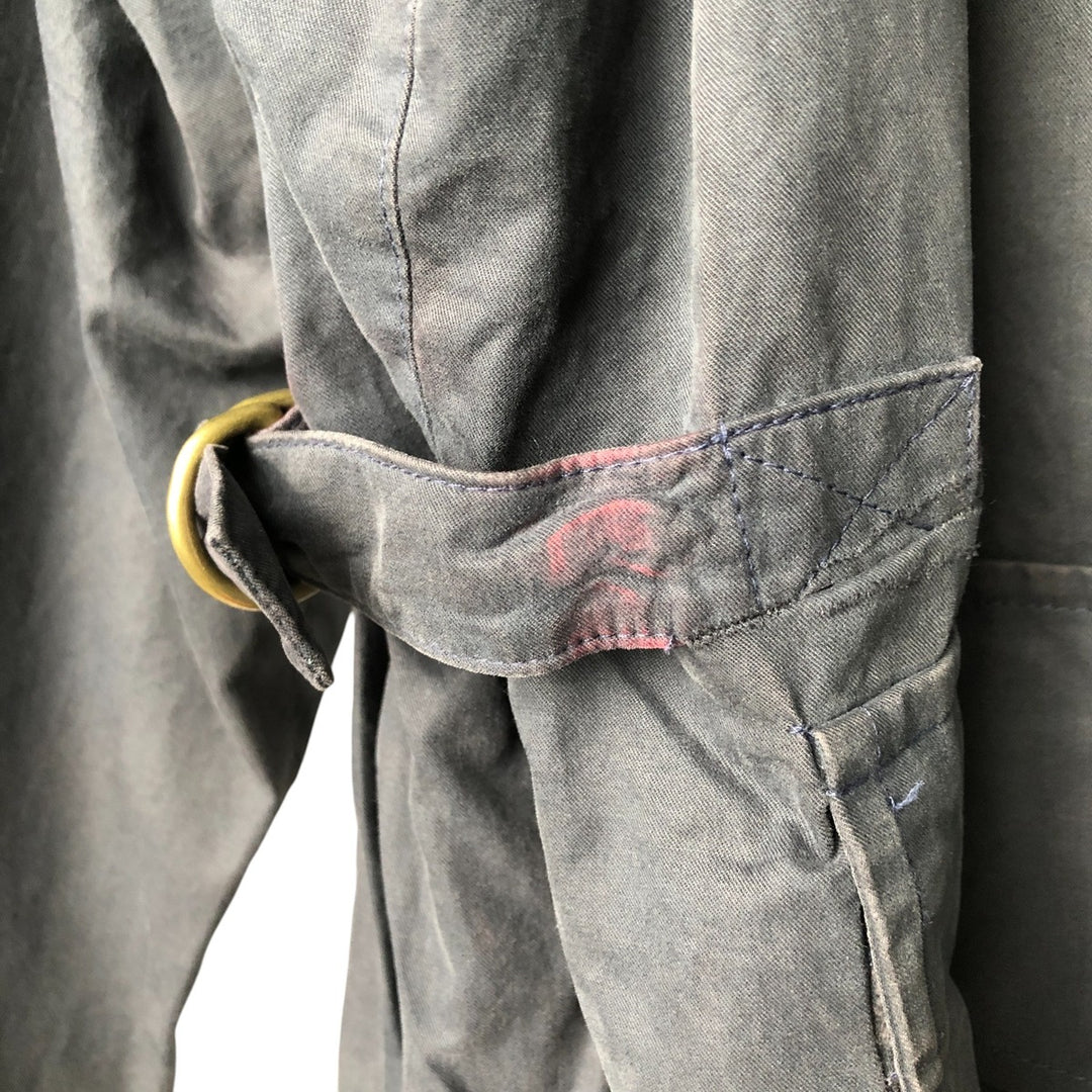 Burberry's padded cotton jacket, made in the UK, size L cotton navy blue type Vintage Second Hand