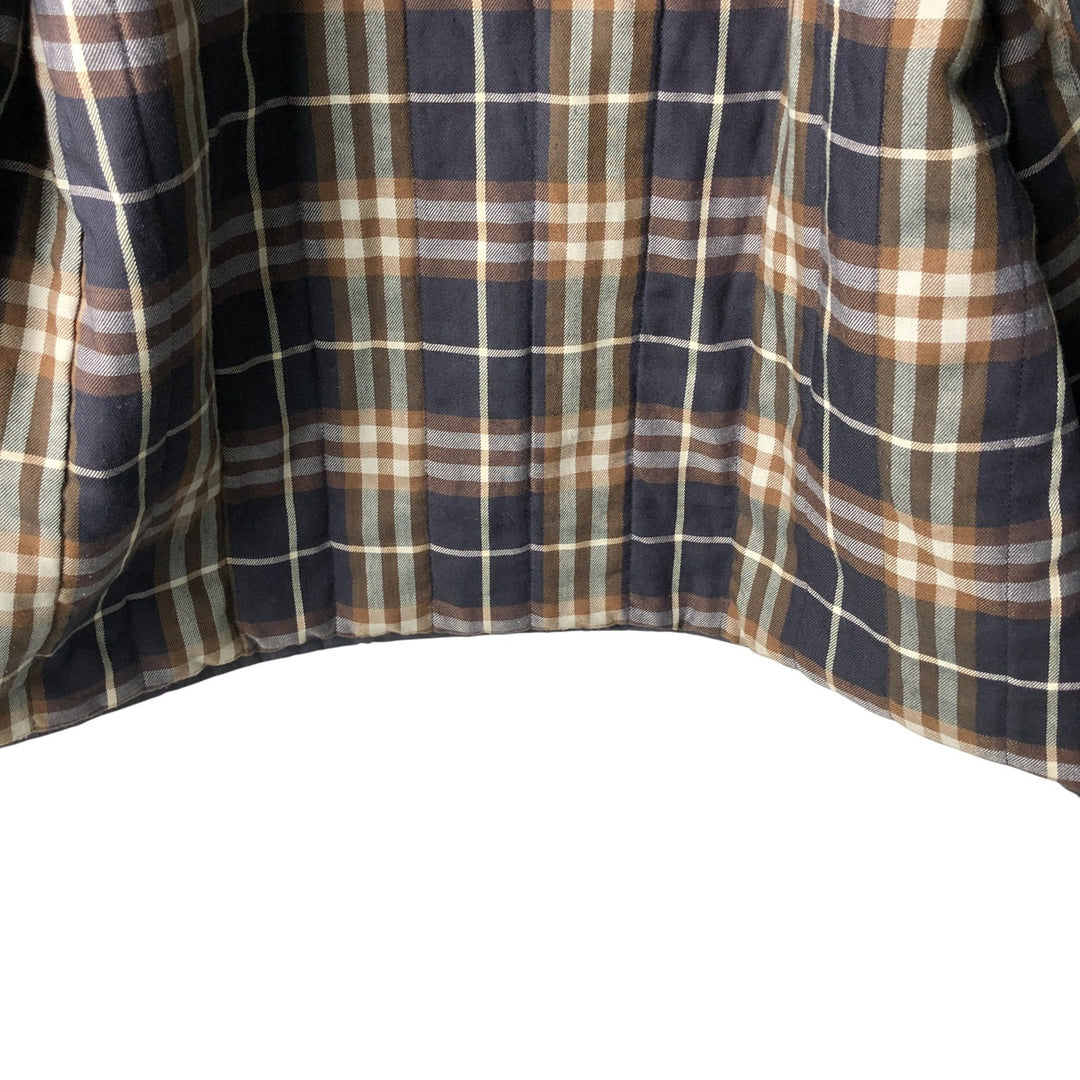 Burberry's padded cotton jacket, made in the UK, size L cotton navy blue type Vintage Second Hand